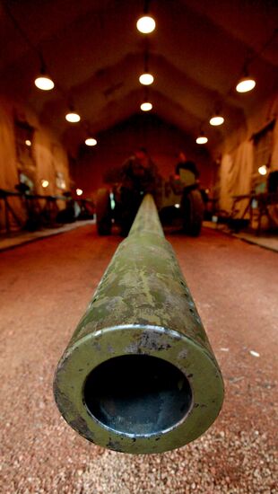 Exercise involving units of the Eastern Military District's logistics-support system