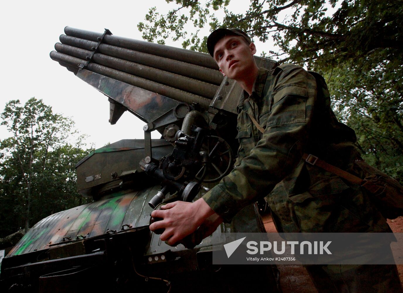 Exercise involving units of the Eastern Military District's logistics-support system