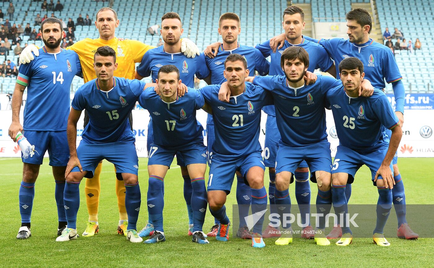 Russia vs. Azerbaijan friendly football match