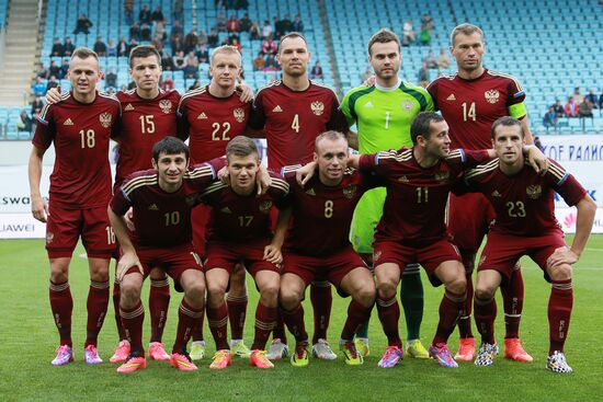 Russia vs. Azerbaijan friendly football match