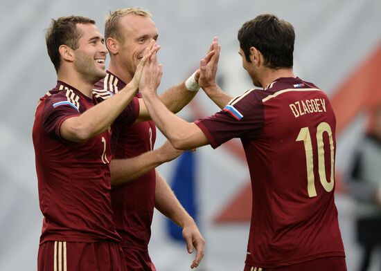 Russia vs. Azerbaijan friendly football match