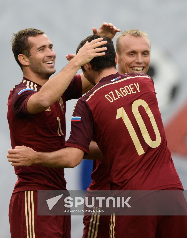 Russia vs. Azerbaijan friendly football match