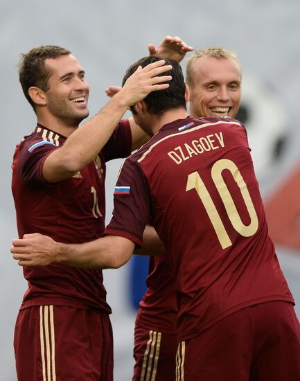 Russia vs. Azerbaijan friendly football match