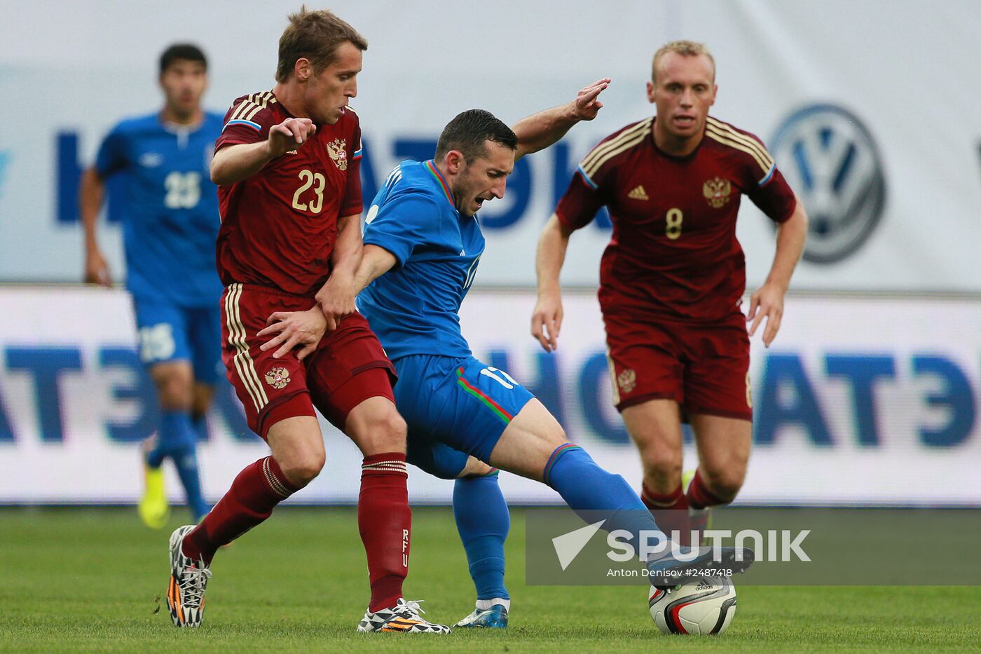 Russia vs. Azerbaijan friendly football match