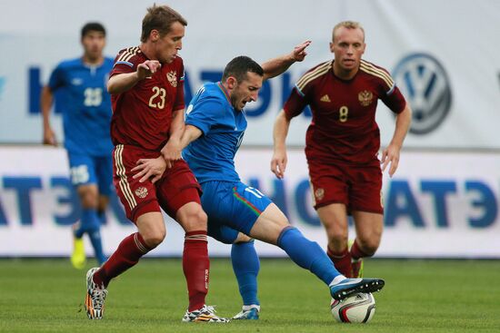 Russia vs. Azerbaijan friendly football match