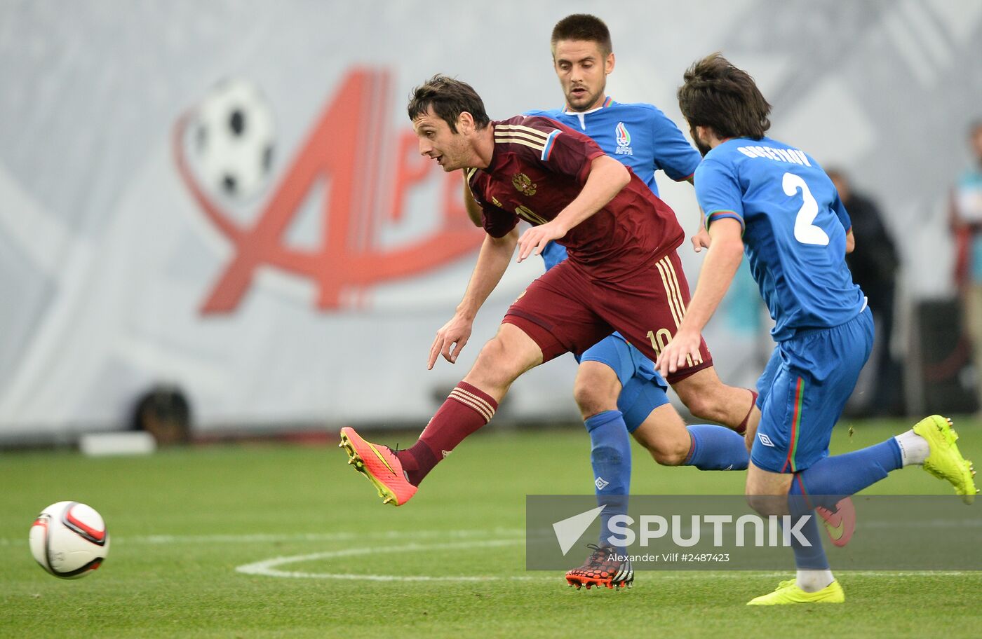 Russia vs. Azerbaijan friendly football match