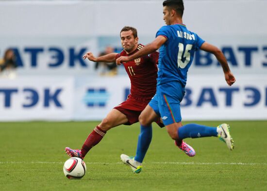 Russia vs. Azerbaijan friendly football match