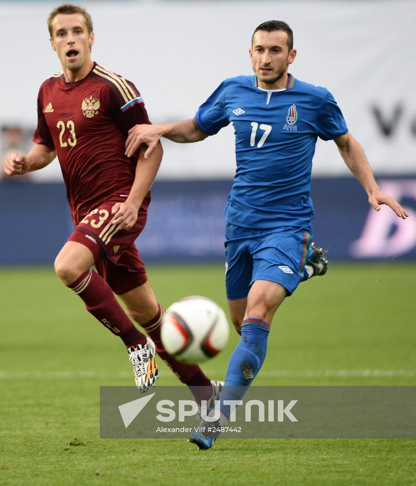 Russia vs. Azerbaijan friendly football match