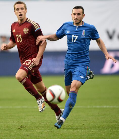 Russia vs. Azerbaijan friendly football match