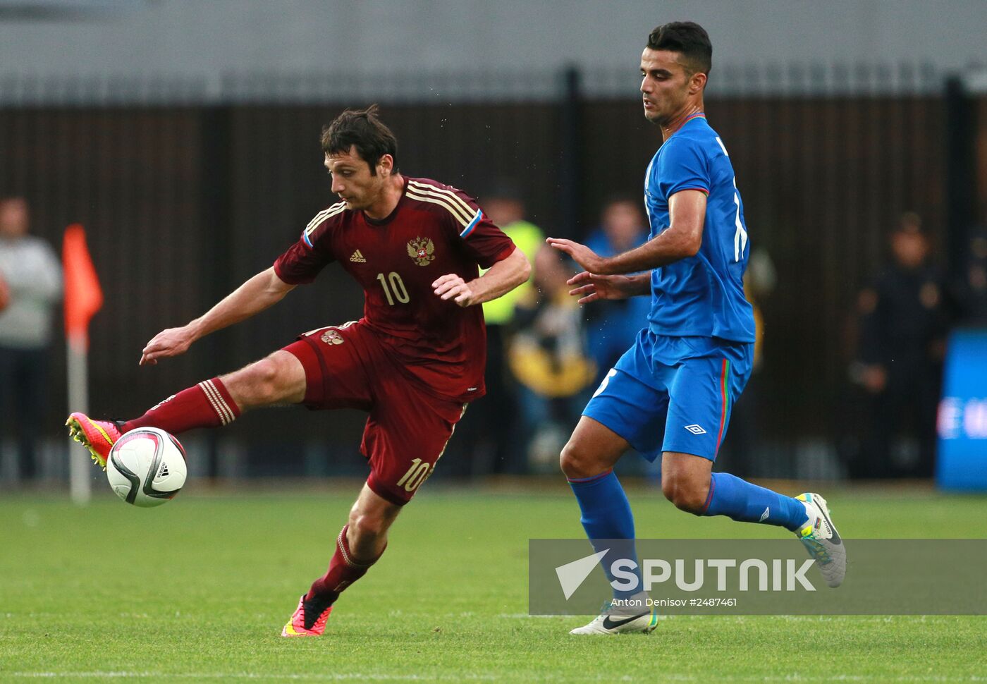 Russia vs. Azerbaijan friendly football match