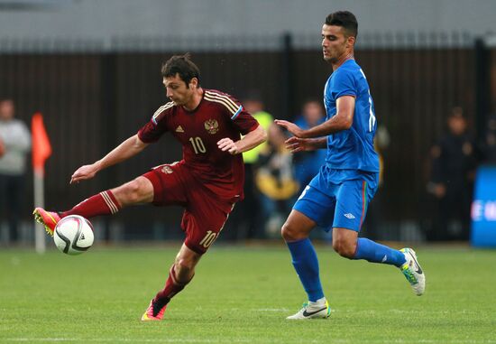 Russia vs. Azerbaijan friendly football match