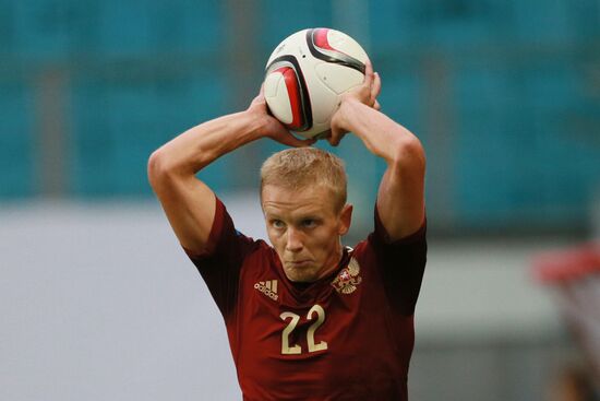 Russia vs. Azerbaijan friendly football match