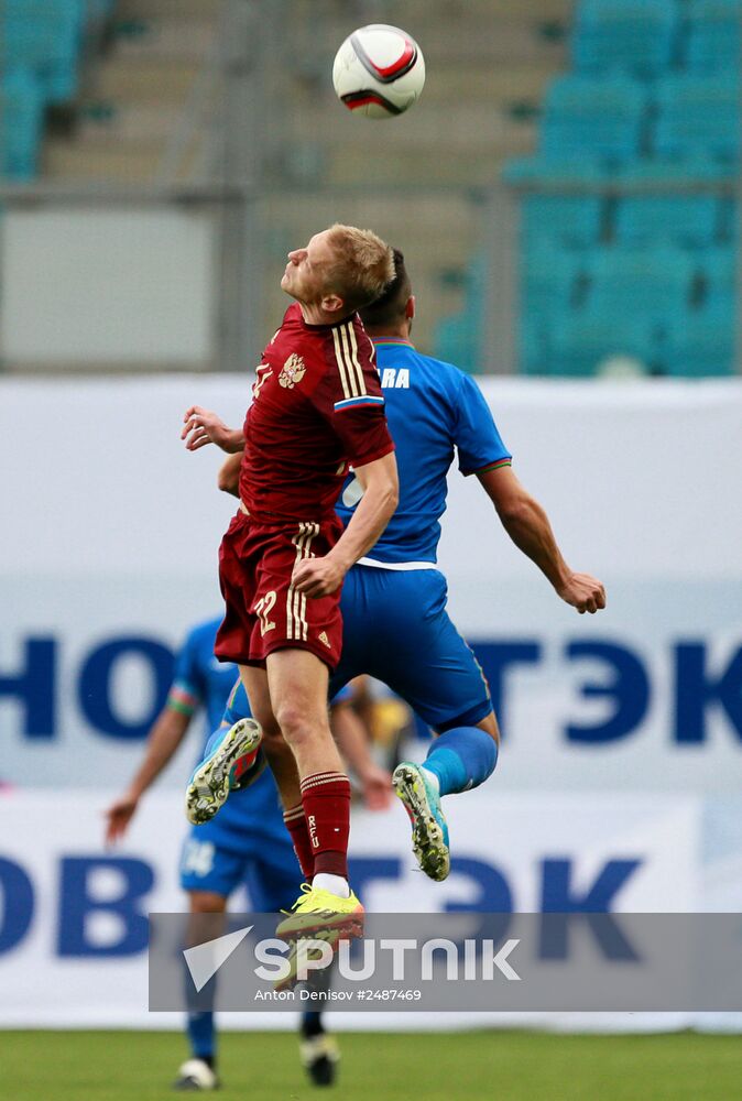 Russia vs. Azerbaijan friendly football match