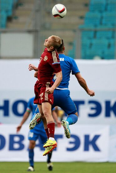 Russia vs. Azerbaijan friendly football match