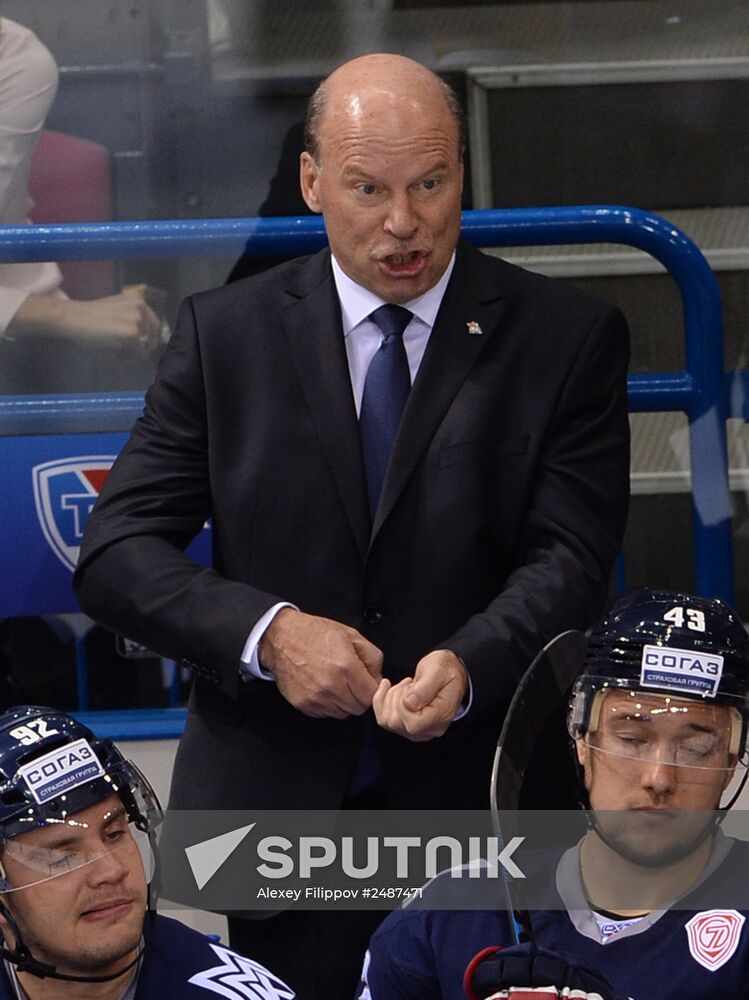 Kontinental Hockey League. Metallurg Magnitogorsk vs. Dynamo Moscow