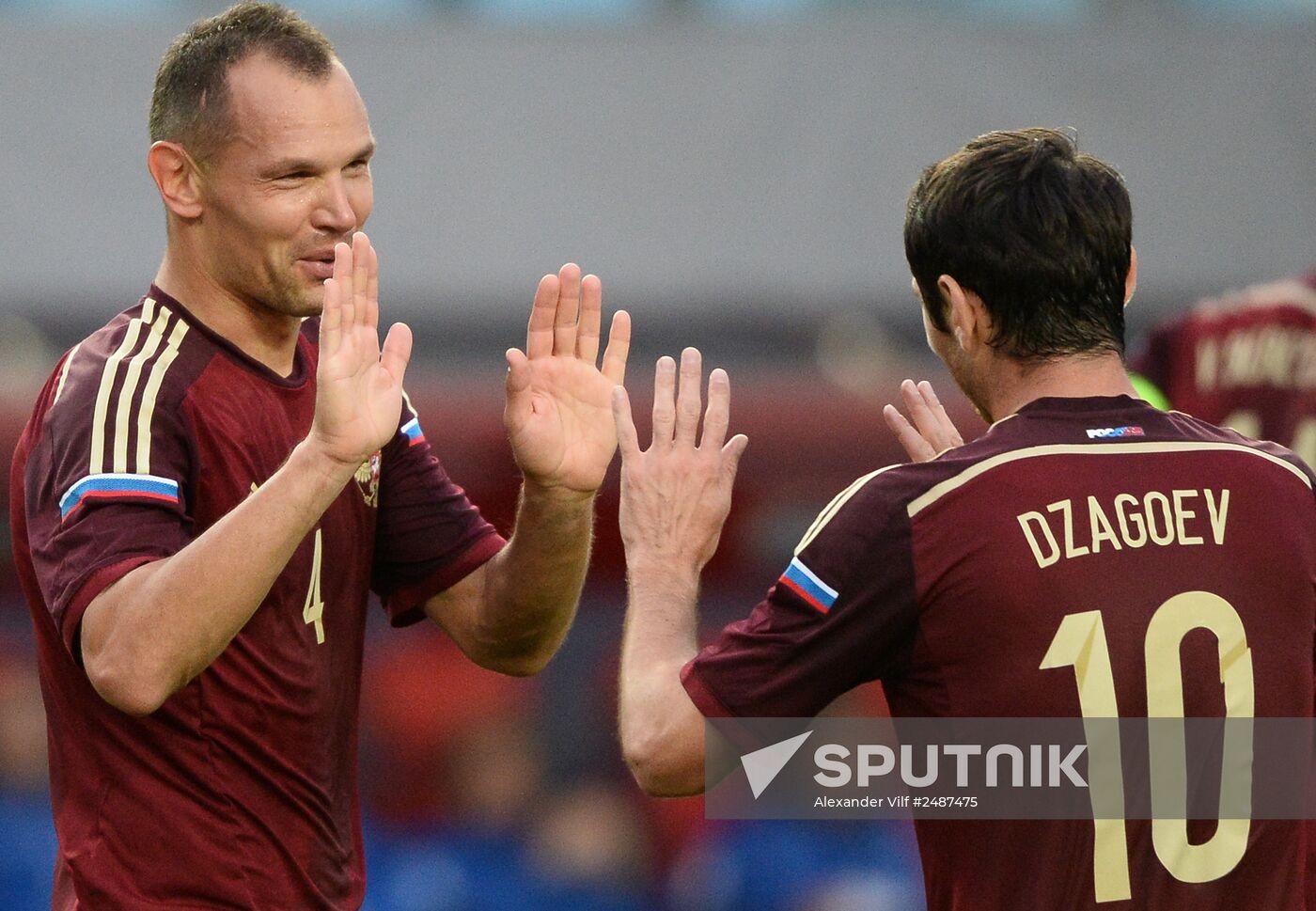 Russia vs. Azerbaijan friendly football match