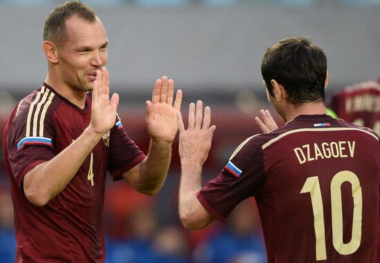Russia vs. Azerbaijan friendly football match