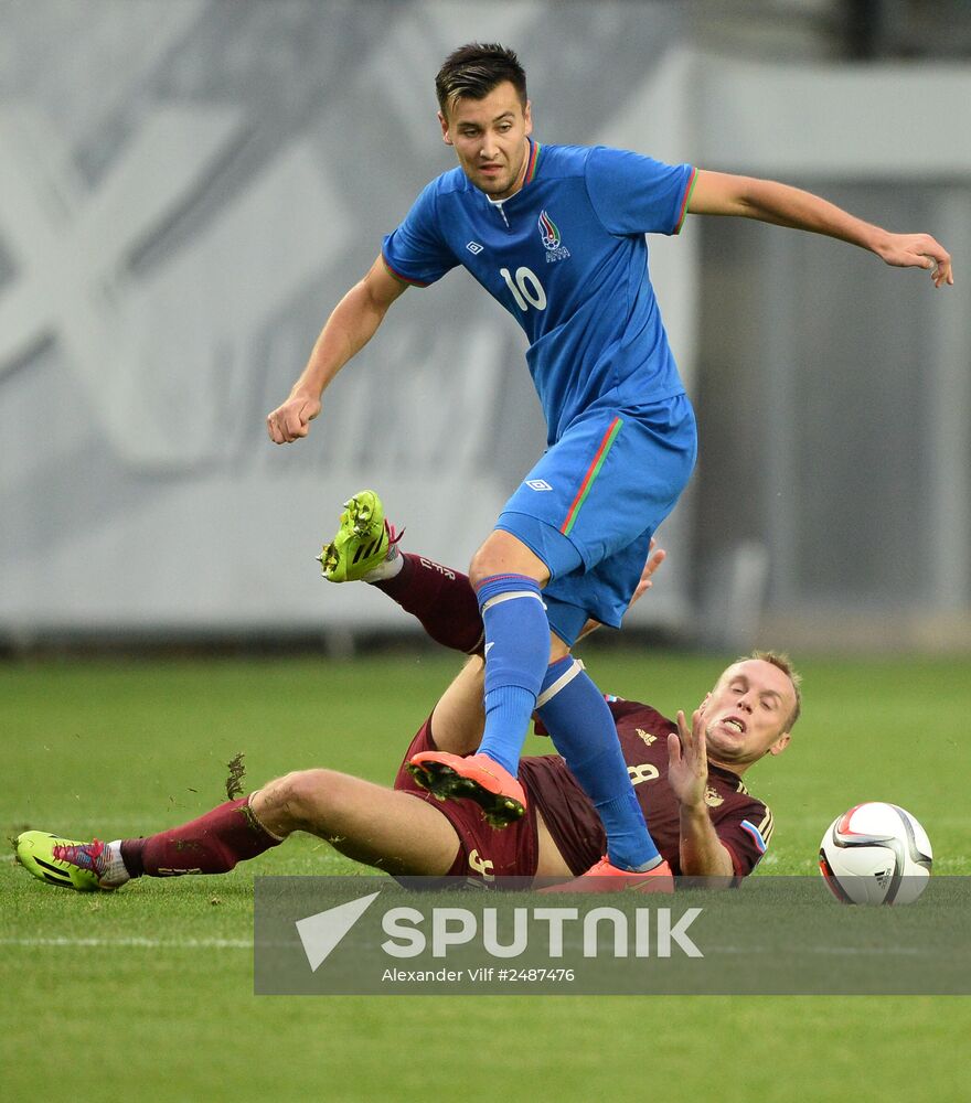 Russia vs. Azerbaijan friendly football match