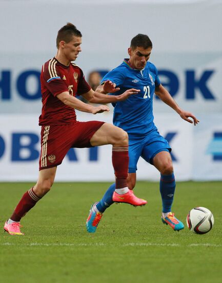 Russia vs. Azerbaijan friendly football match