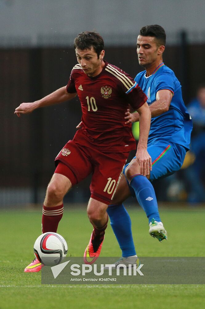 Russia vs. Azerbaijan friendly football match