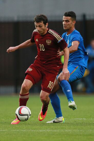 Russia vs. Azerbaijan friendly football match