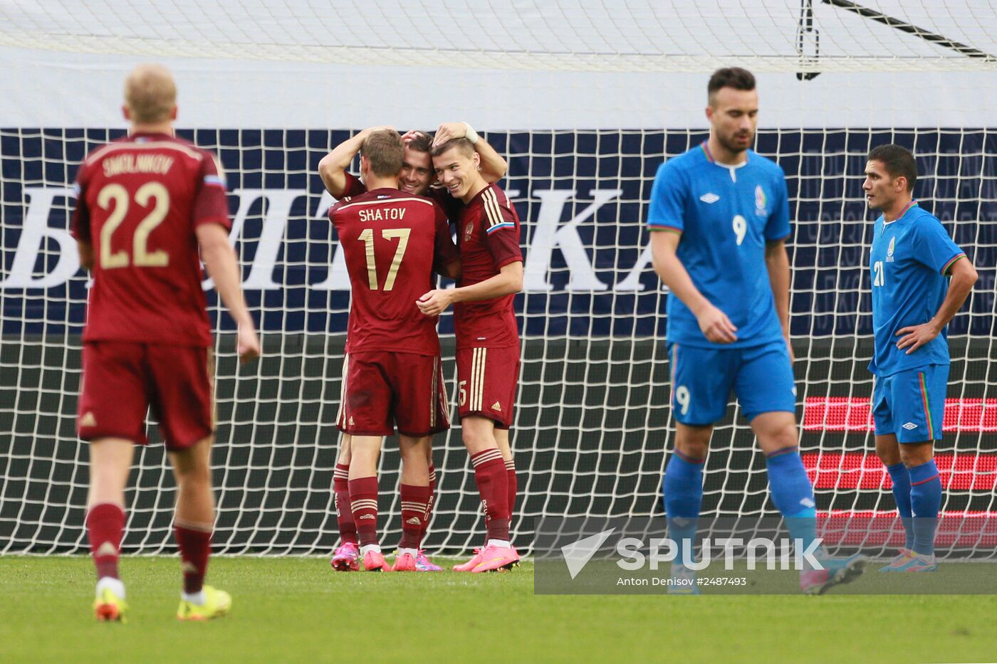 Russia vs. Azerbaijan friendly football match