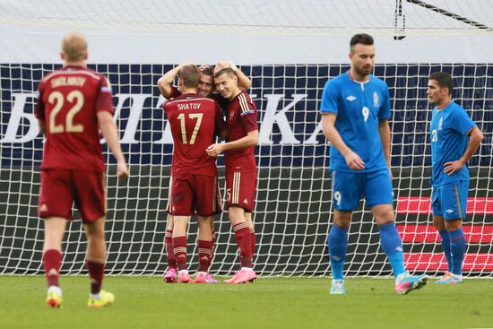 Russia vs. Azerbaijan friendly football match