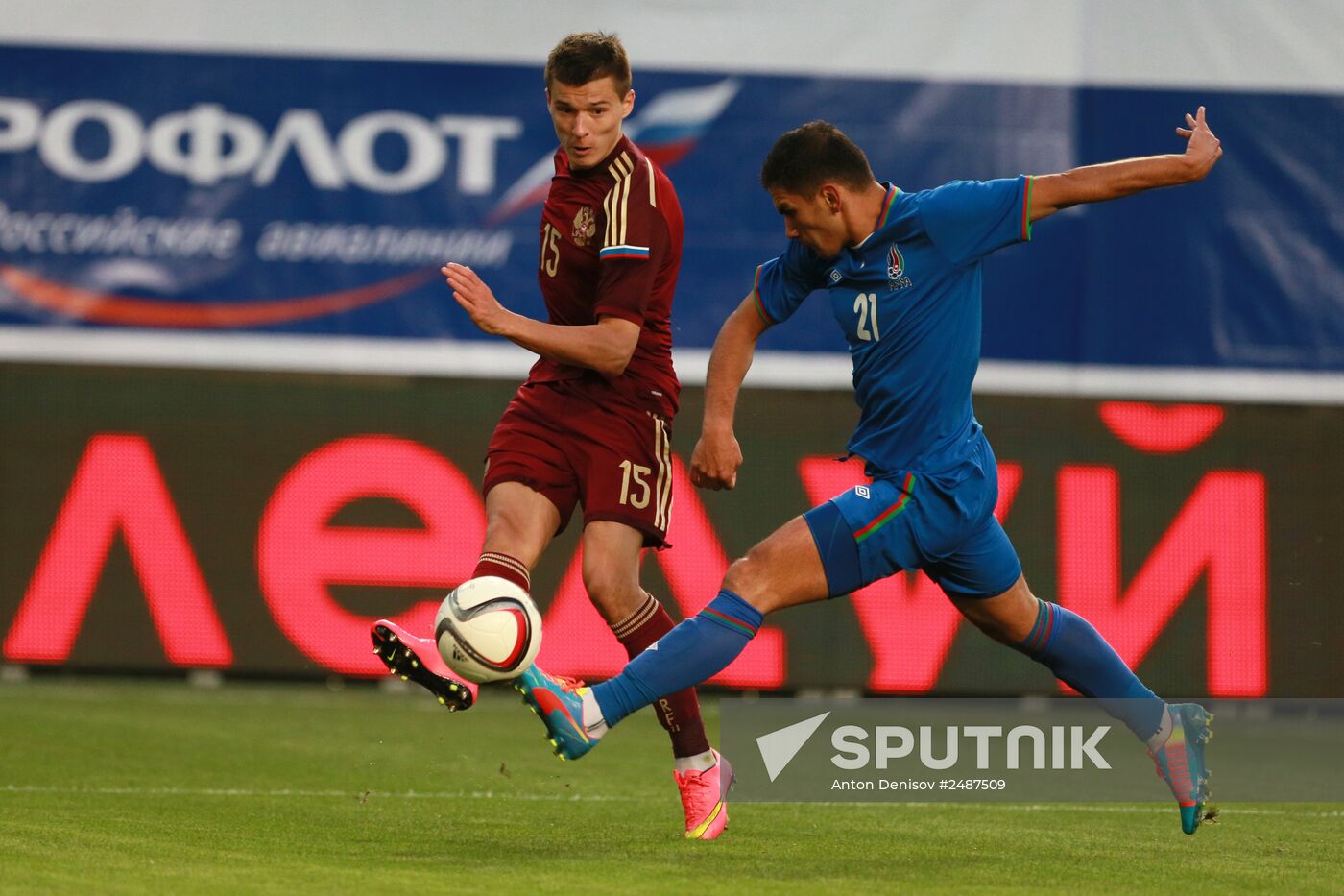 Russia vs. Azerbaijan friendly football match