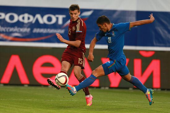 Russia vs. Azerbaijan friendly football match