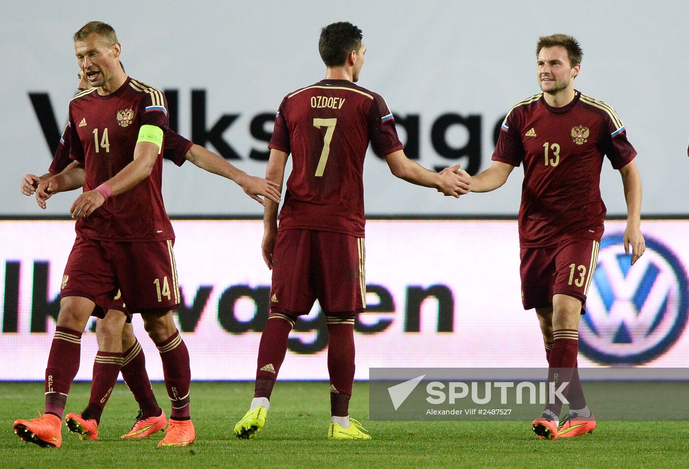 Russia vs. Azerbaijan friendly football match