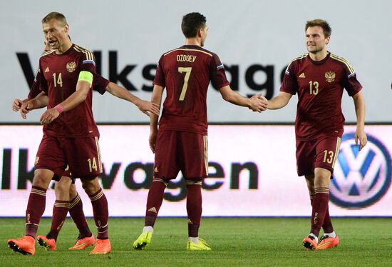 Russia vs. Azerbaijan friendly football match