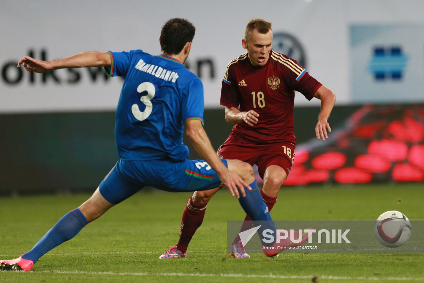 Russia vs. Azerbaijan friendly football match