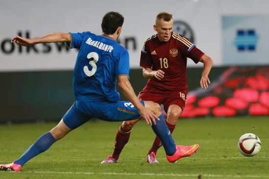 Russia vs. Azerbaijan friendly football match