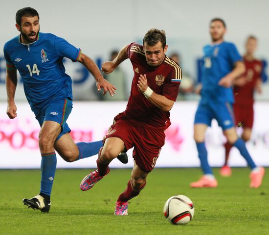 Russia vs. Azerbaijan friendly football match