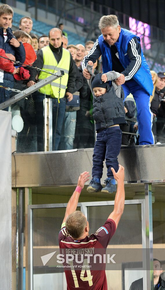 Russia vs. Azerbaijan friendly football match