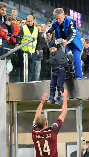 Russia vs. Azerbaijan friendly football match