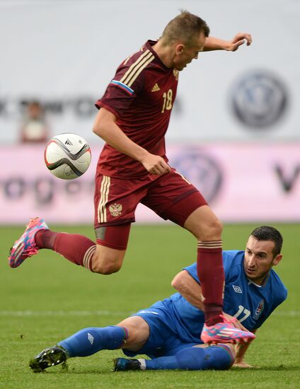 Russia vs. Azerbaijan friendly football match