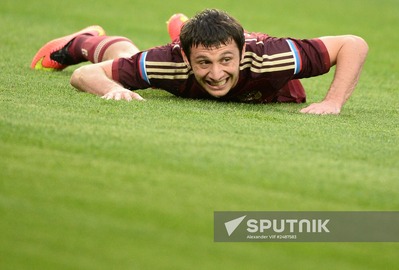 Russia vs. Azerbaijan friendly football match