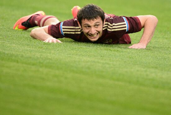 Russia vs. Azerbaijan friendly football match