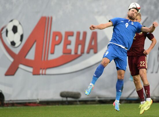 Russia vs. Azerbaijan friendly football match