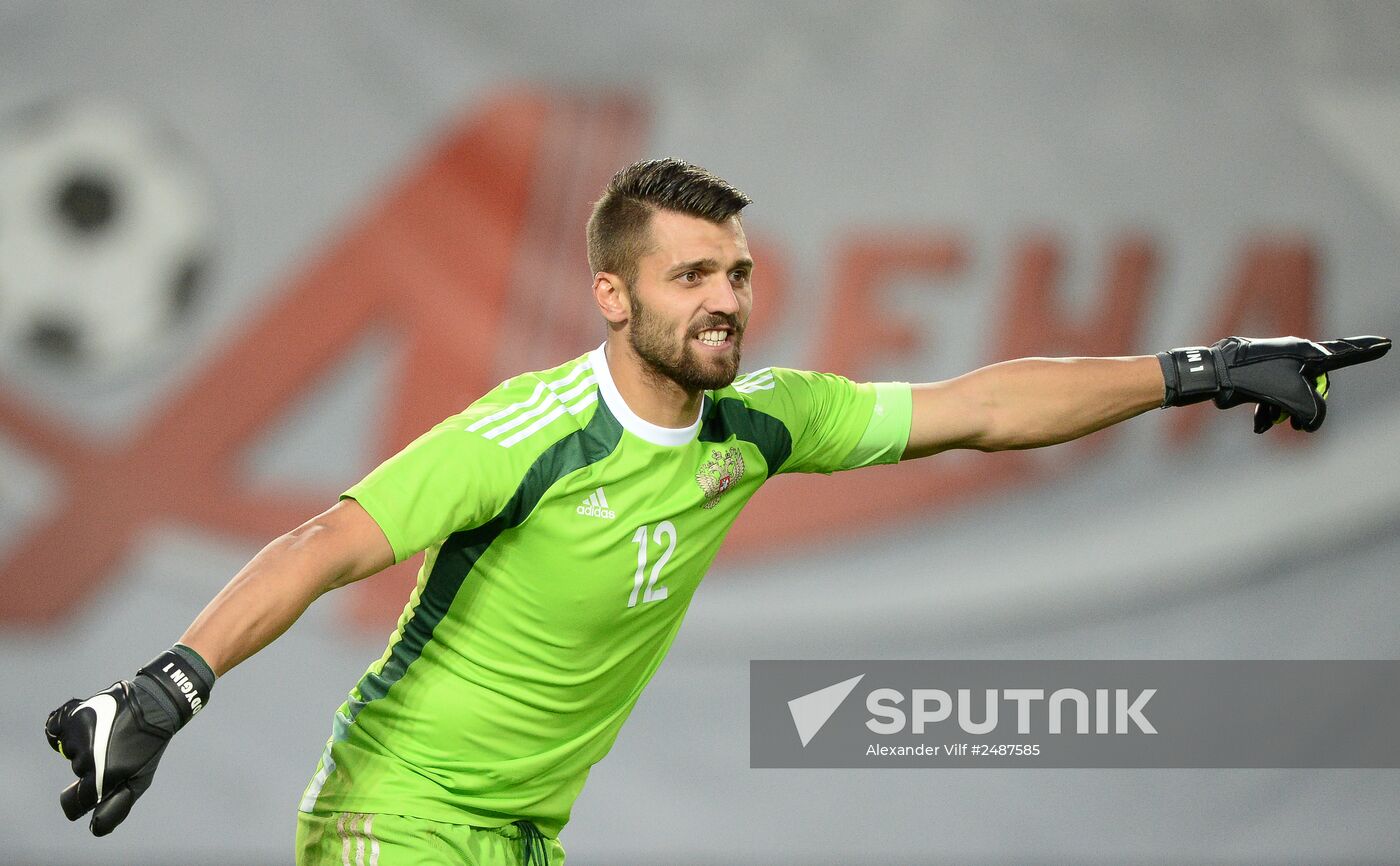 Russia vs. Azerbaijan friendly football match