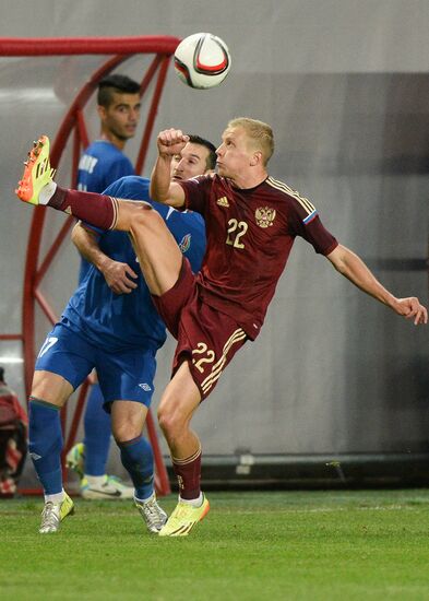 Russia vs. Azerbaijan friendly football match