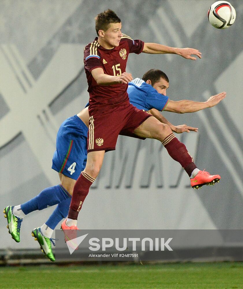 Russia vs. Azerbaijan friendly football match