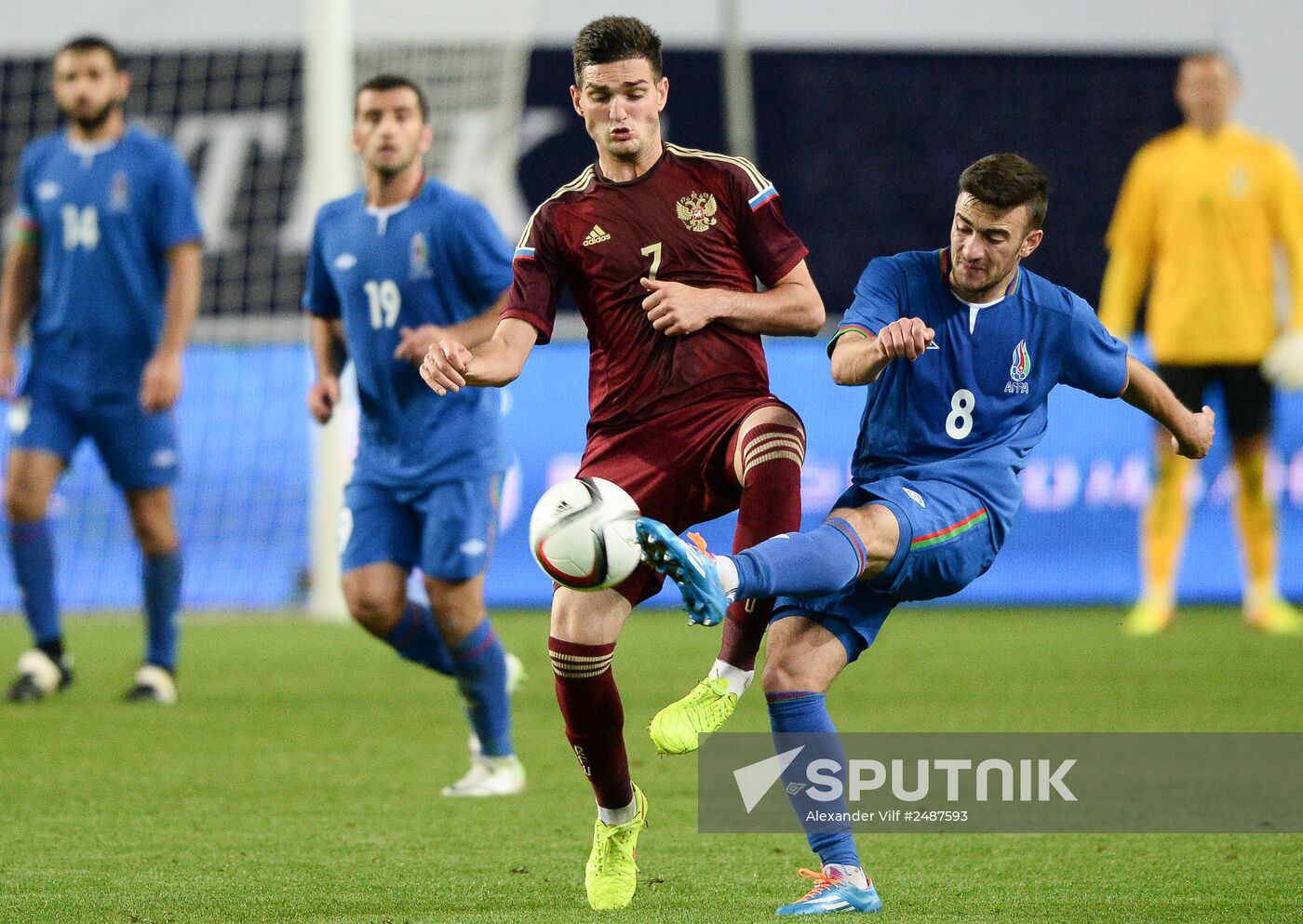 Russia vs. Azerbaijan friendly football match