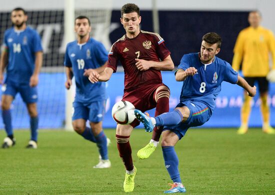 Russia vs. Azerbaijan friendly football match