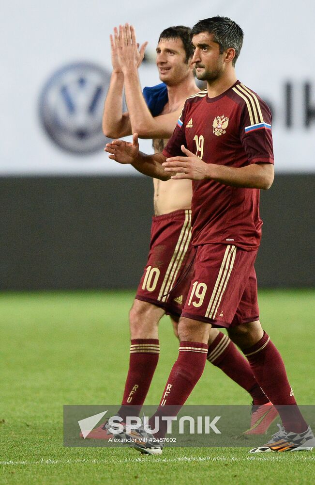 Russia vs. Azerbaijan friendly football match