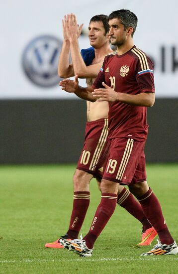 Russia vs. Azerbaijan friendly football match