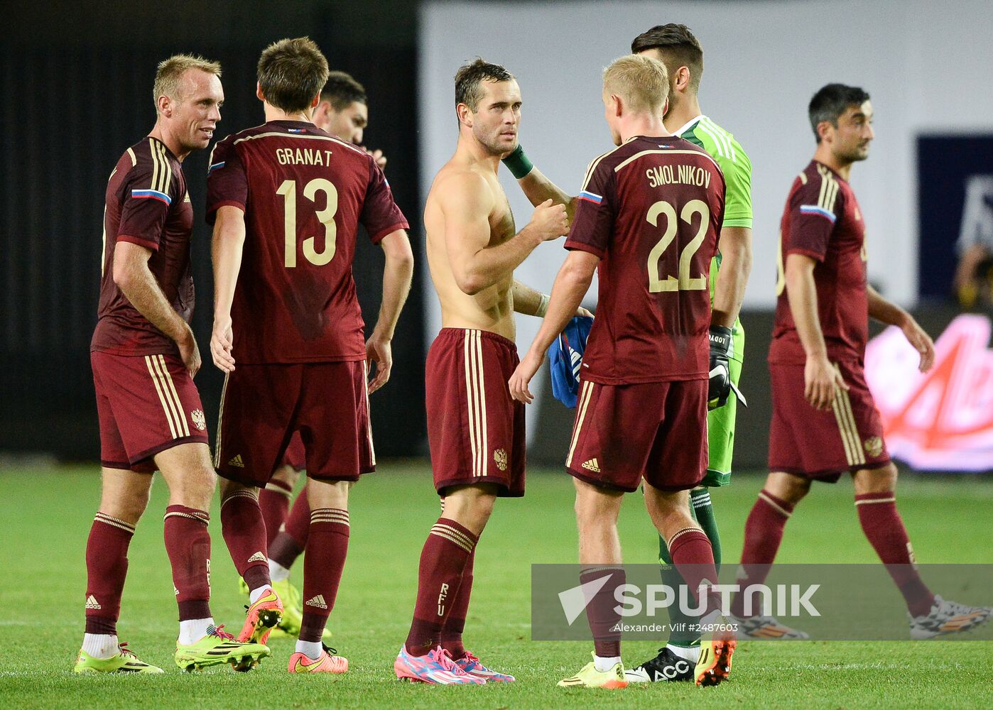 Russia vs. Azerbaijan friendly football match