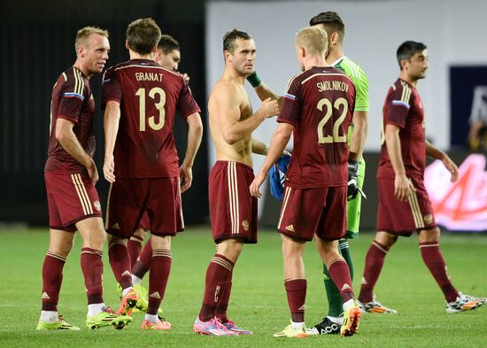 Russia vs. Azerbaijan friendly football match