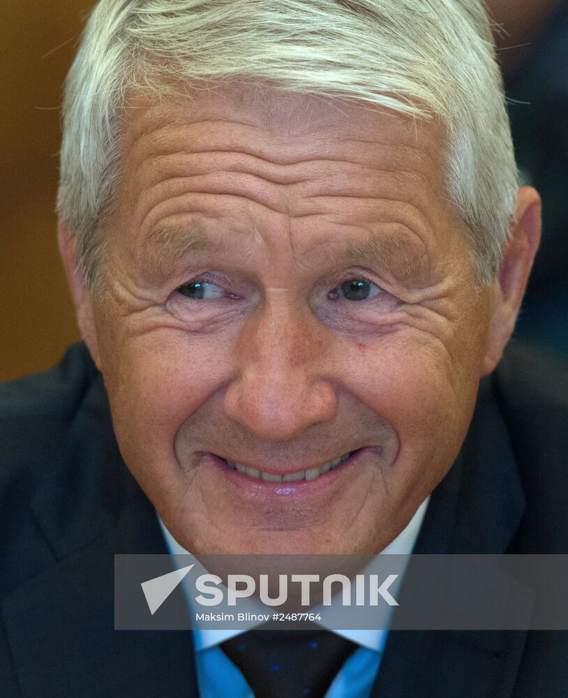 Sergei Lavrov meets with Thorbjørn Jagland